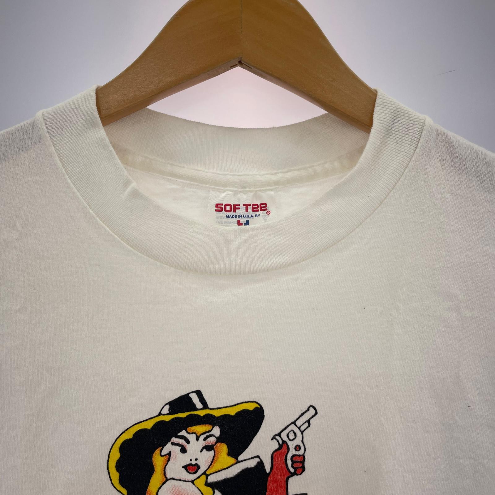 半袖Ｔシャツ 90s New York Dolls USA製 バンドTシャツ (M) ホワイト M ホワイト
