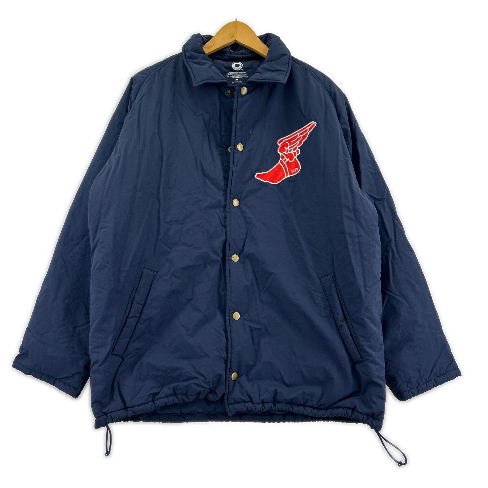 ジャケット クローバル ウイングフット ハイブリッド コーチジャケット ネイビー M