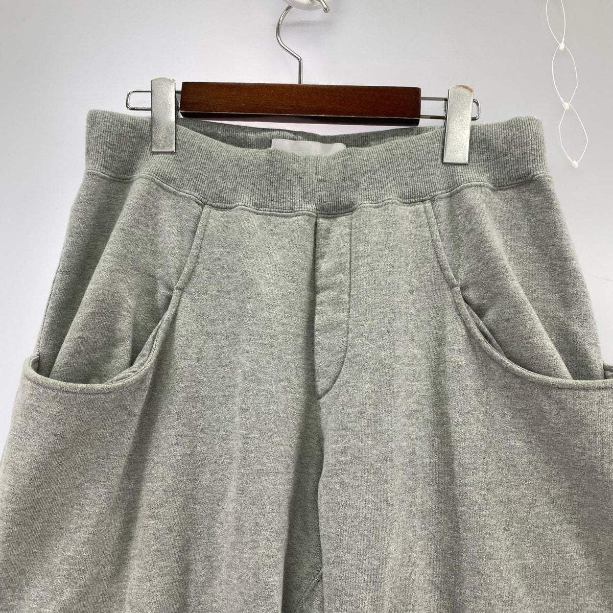 パンツ Blind tuck sweat pants/グレー 46 グレー