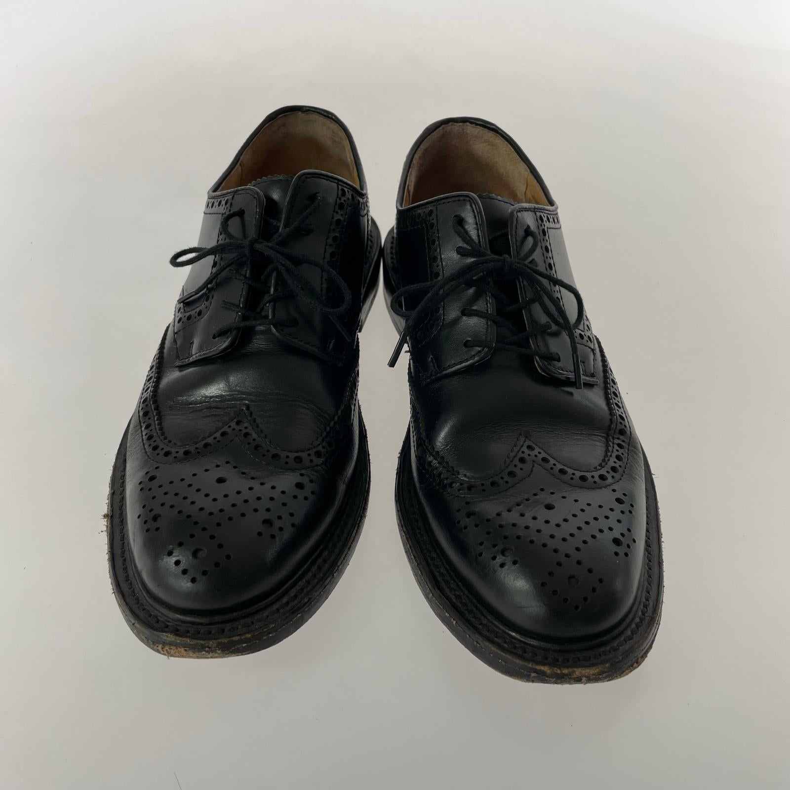 シューズ WING TIPS/9 ブラック