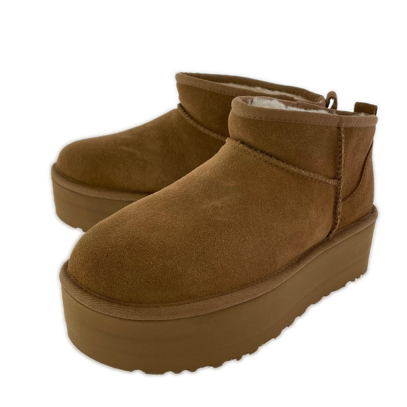 ブーツ Classic Ultra Mini Platform 25.0㎝ 25cm (US7 UK6 1/2 EU40) ブラウン