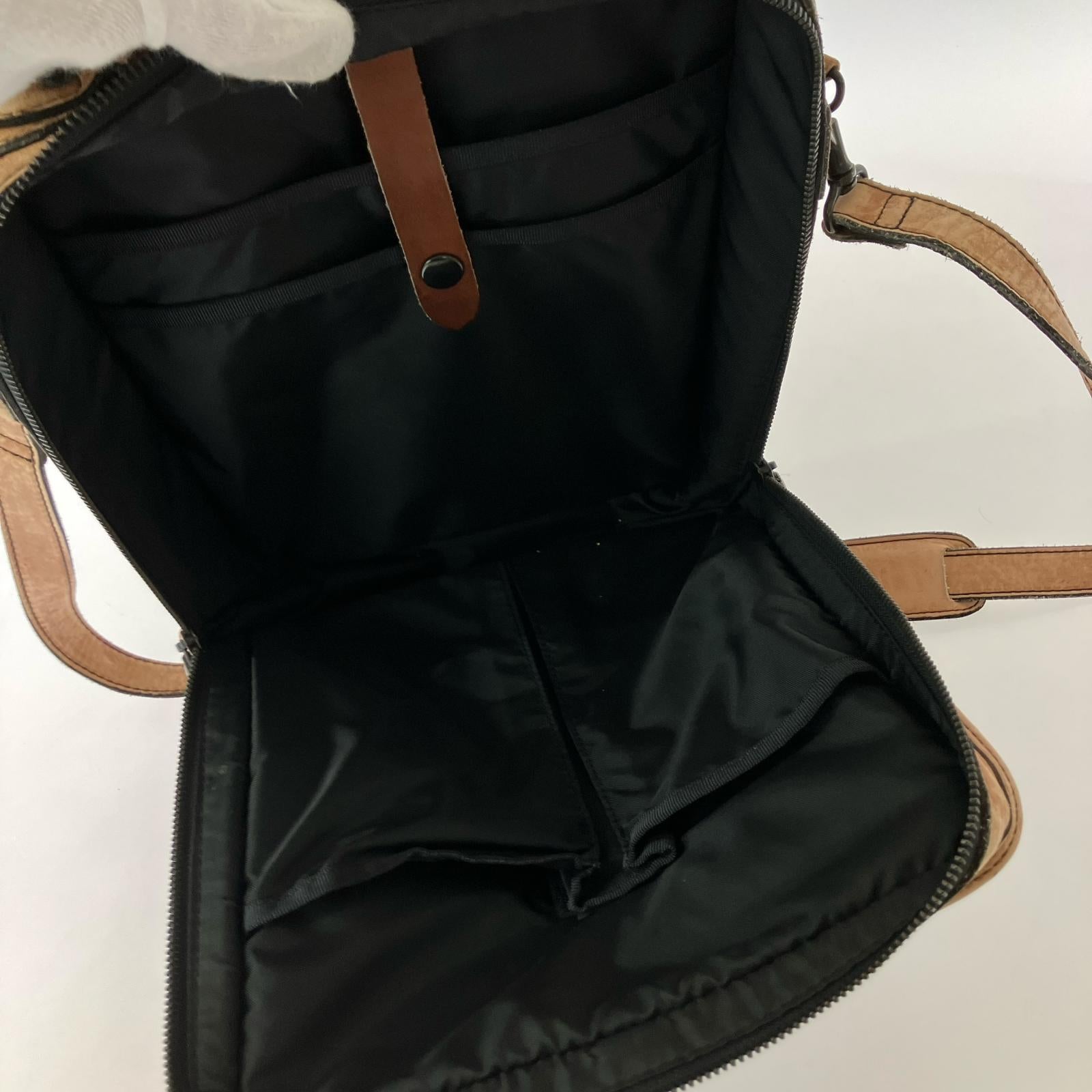 ショルダーバッグ バロン 2wayレザーショルダーバッグ BRW ブラウン