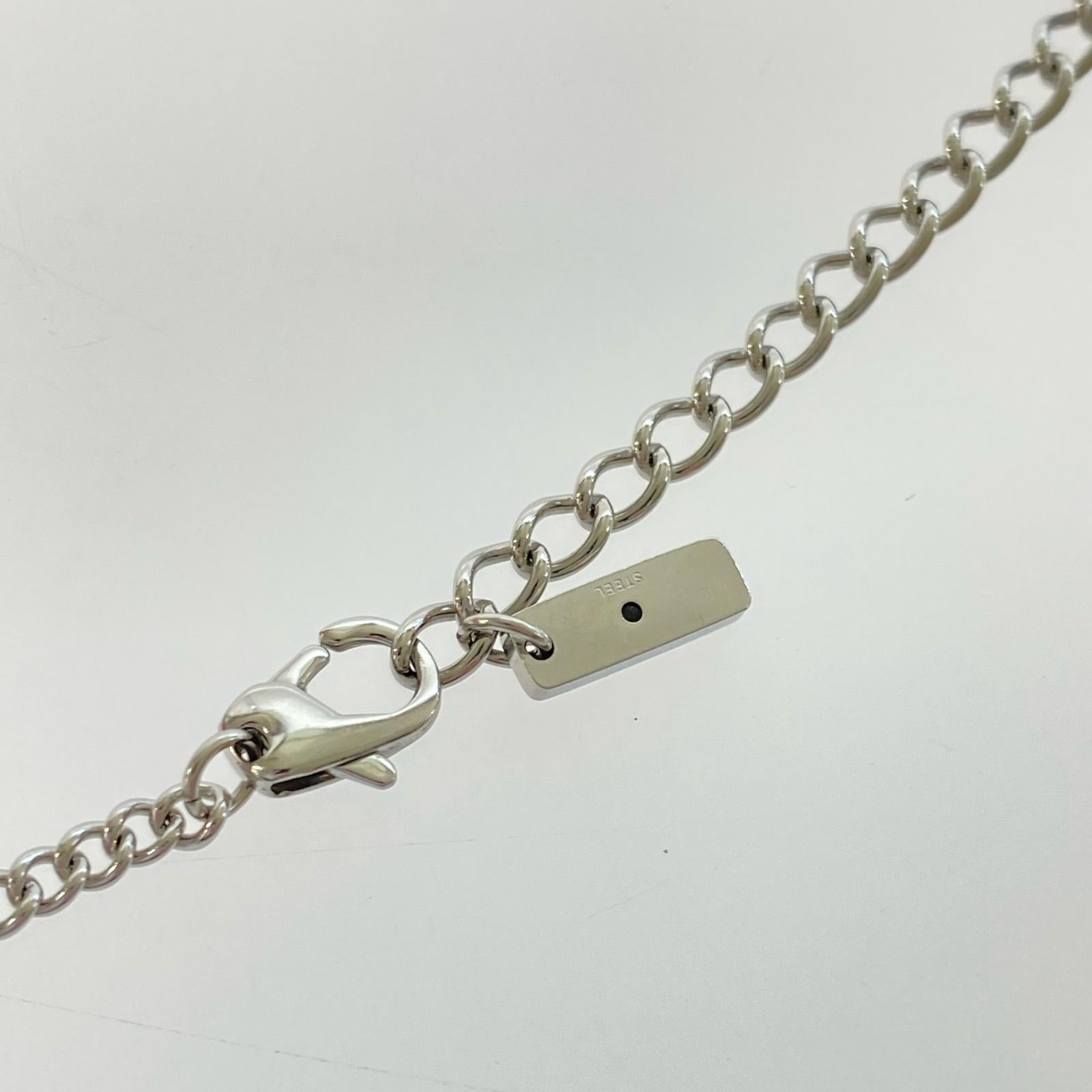 ネックレス Dロゴネックレス シルバー