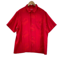 半袖シャツ Supreme 21SS Scorpion Jacquard S/S Shirt L 赤 L レッド
