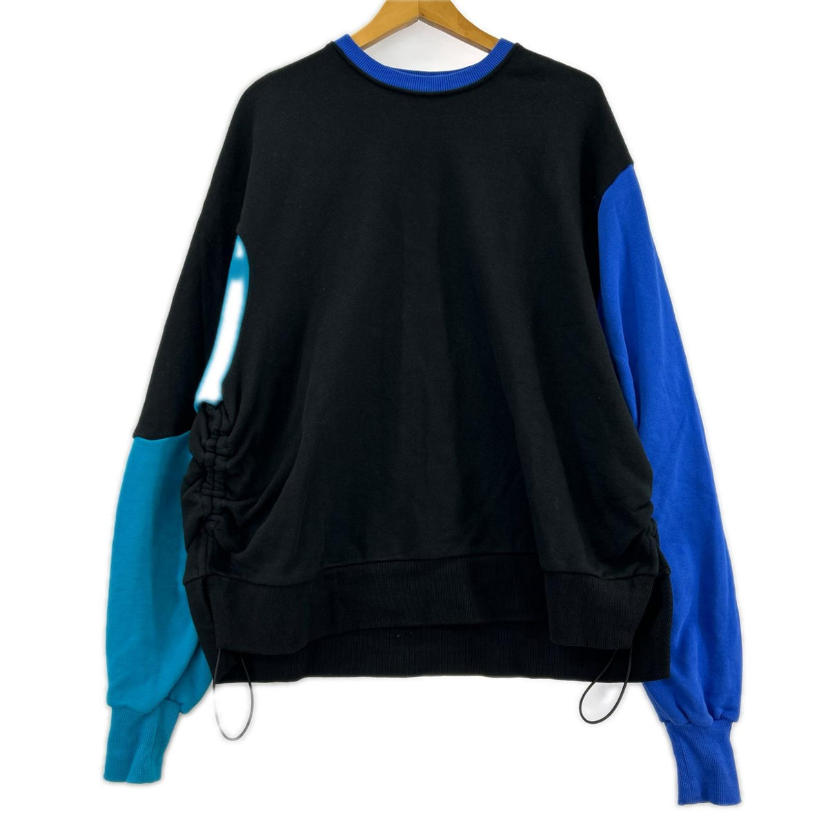 スウェット HeRIN.CYE/Asymmetry boy friend tops ブラック