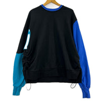 スウェット HeRIN.CYE/Asymmetry boy friend tops ブラック