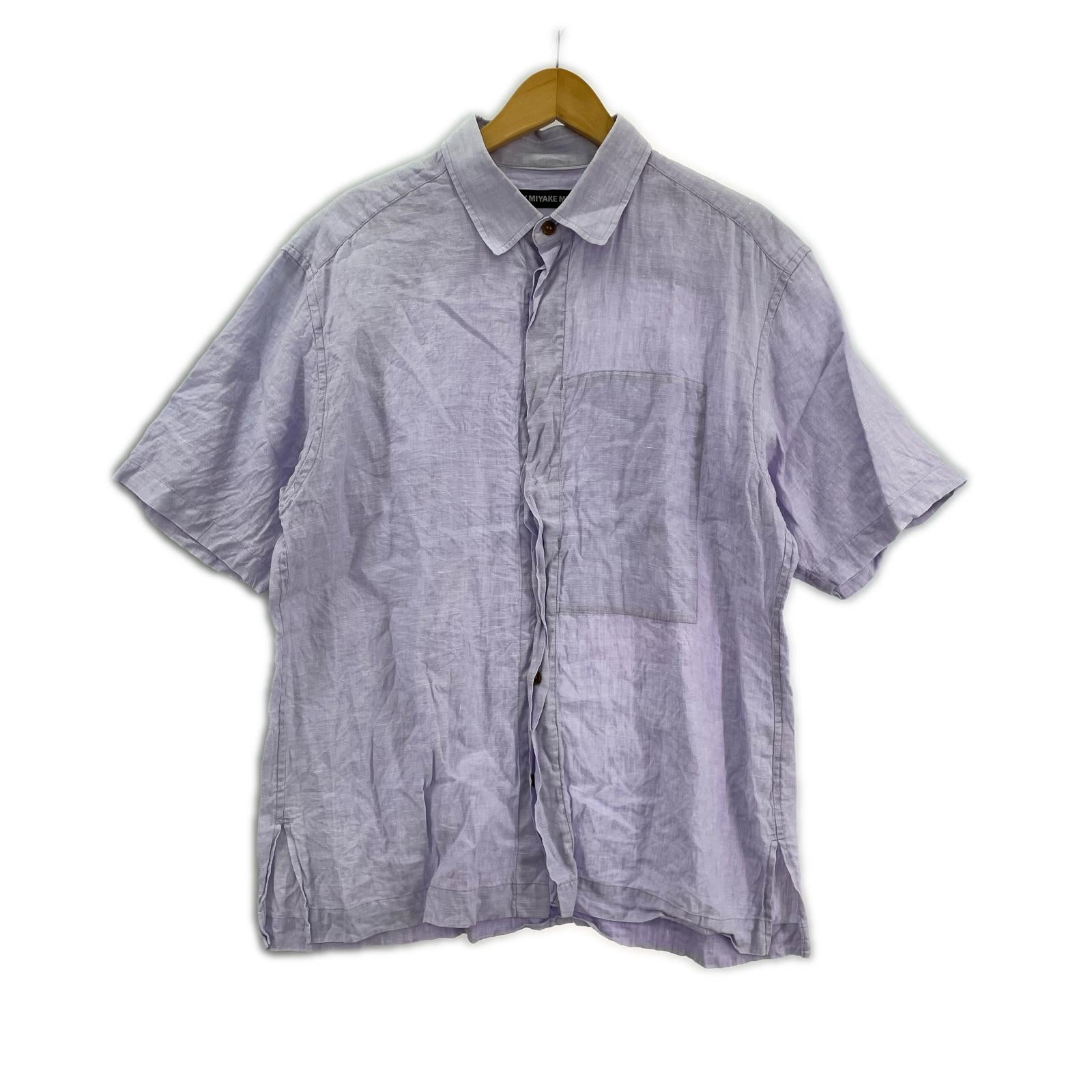 半袖シャツ 18AW S/S 開襟シャツ パープル (2) 2 パープル