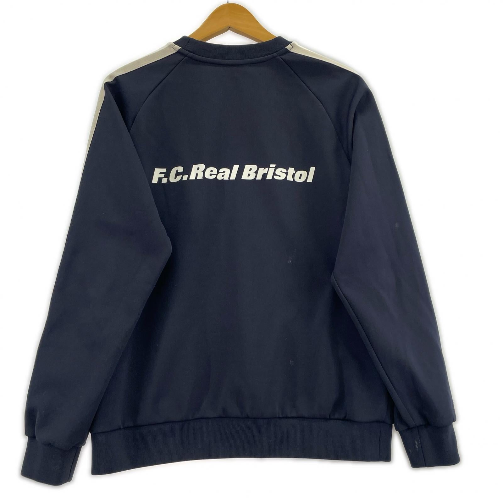 スウェット 25SS FCRB TRAINING TRACK CREWNECK S ネイビー