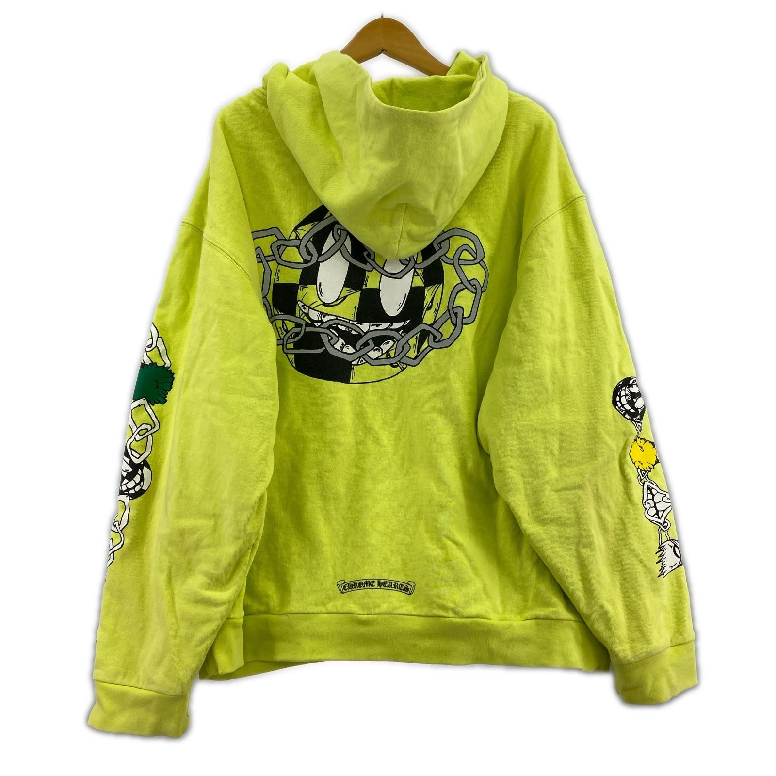 パーカー MATTY BOY ネオンイエロー 裏サーマル XXL イエロー