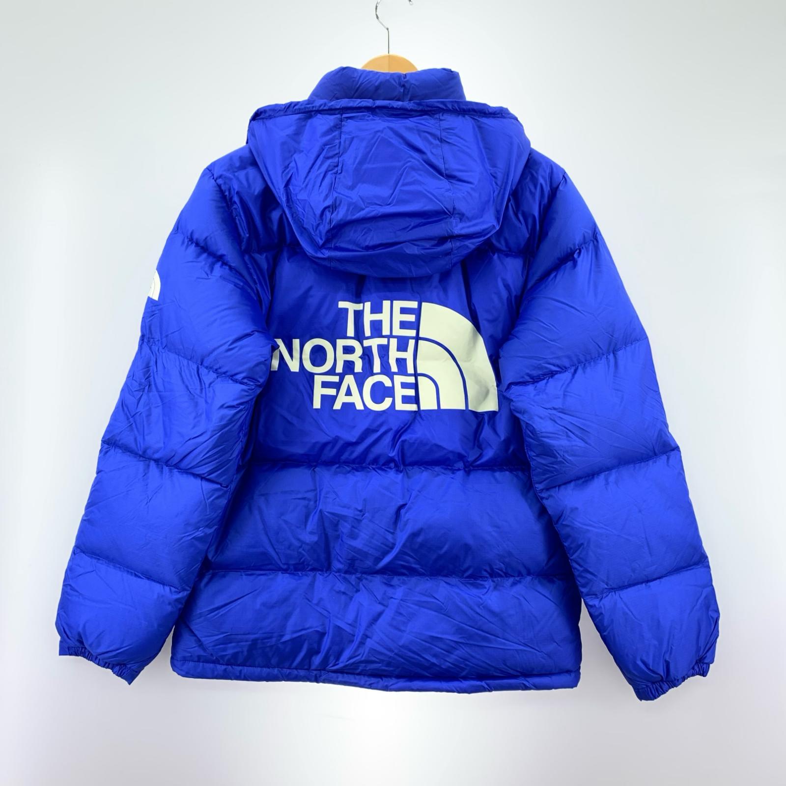 ダウンジャケット COLOR BLOCK SIERRA PARKA 青 S ブルー