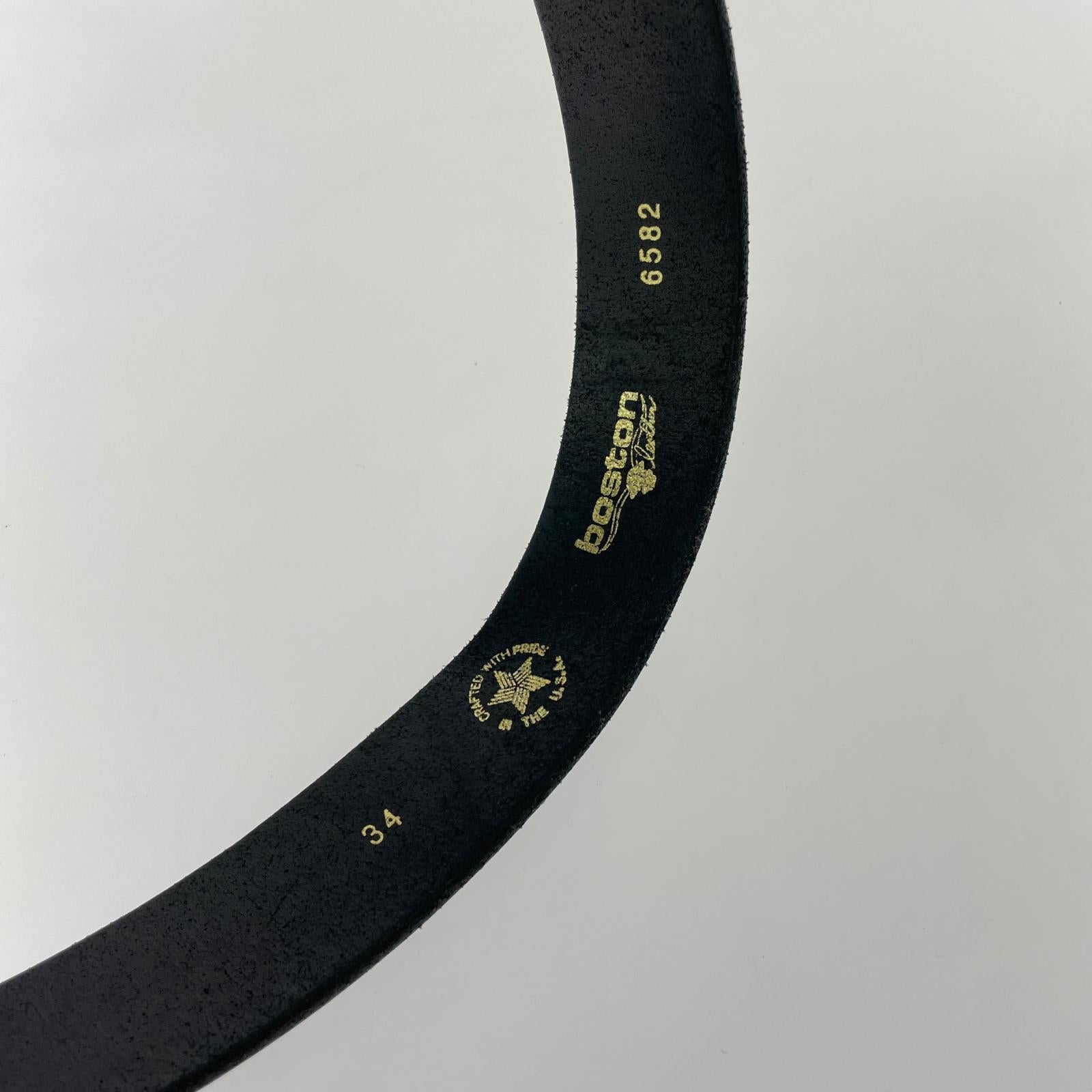 その他アクセサリー BOSTON レザー ベルト ブラック