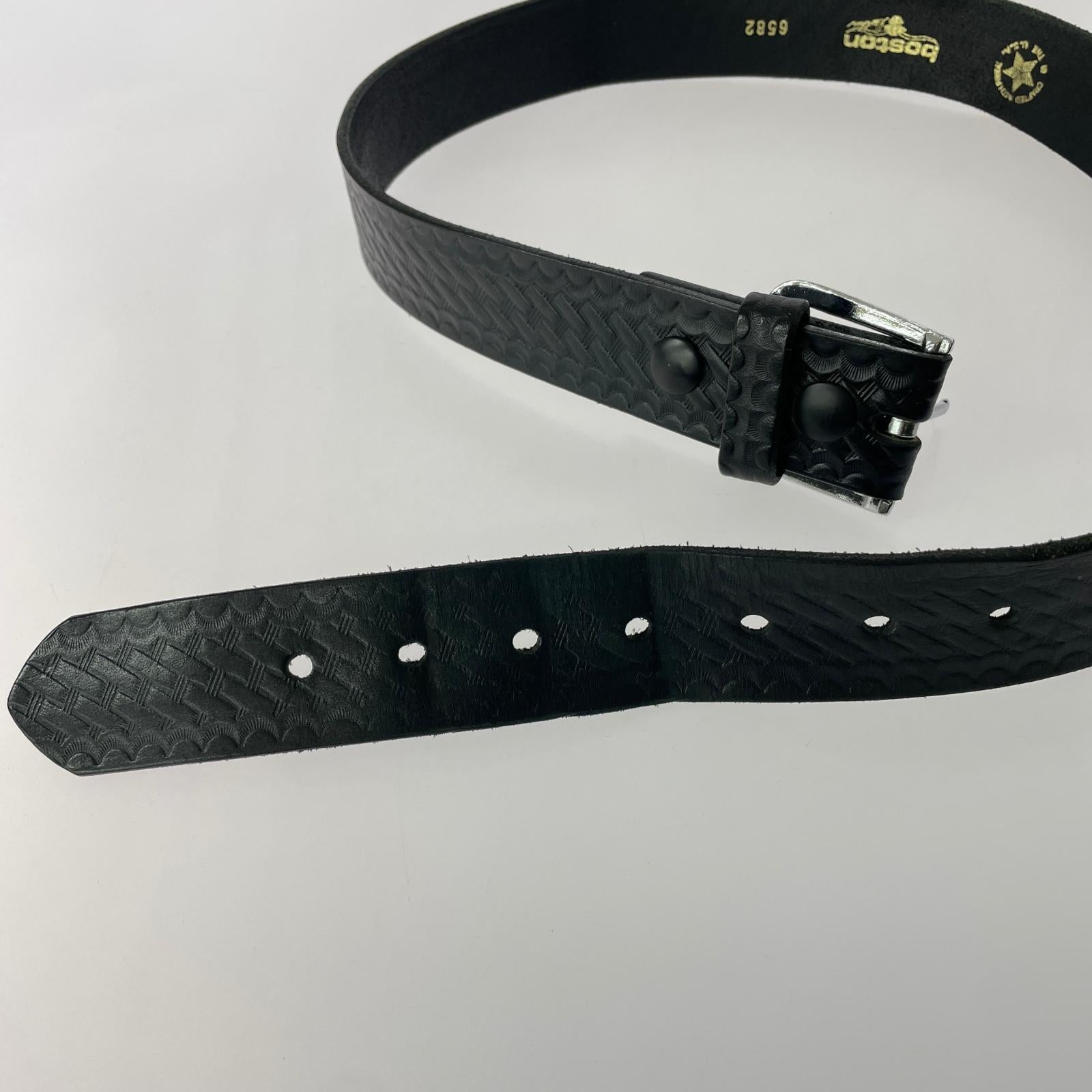 その他アクセサリー BOSTON レザー ベルト ブラック