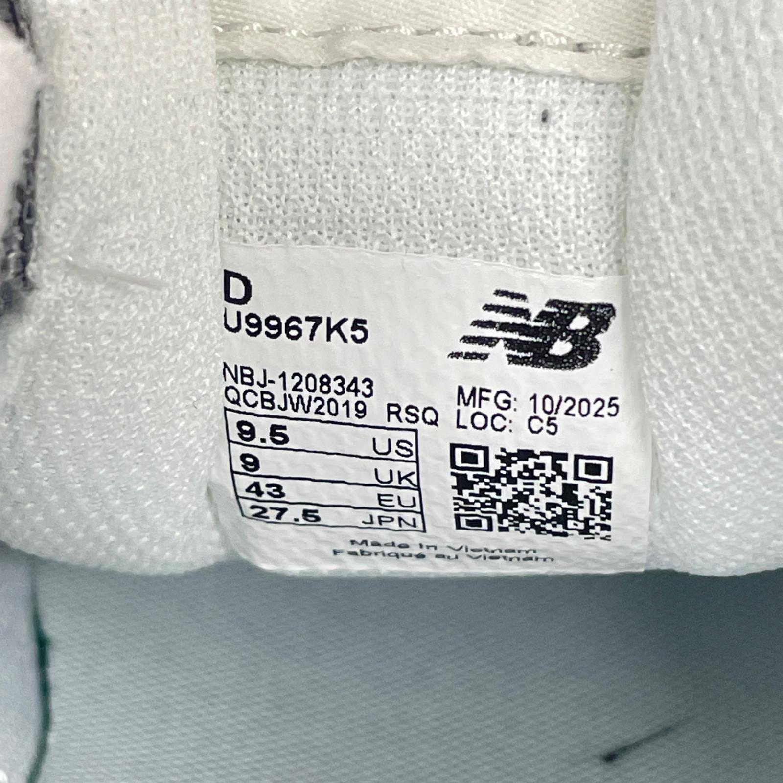 スニーカー スニーカー U9967K5 Lifestyle996　27.5㎝ 27.5cm (US9 1/2 UK9 EU45) グレー
