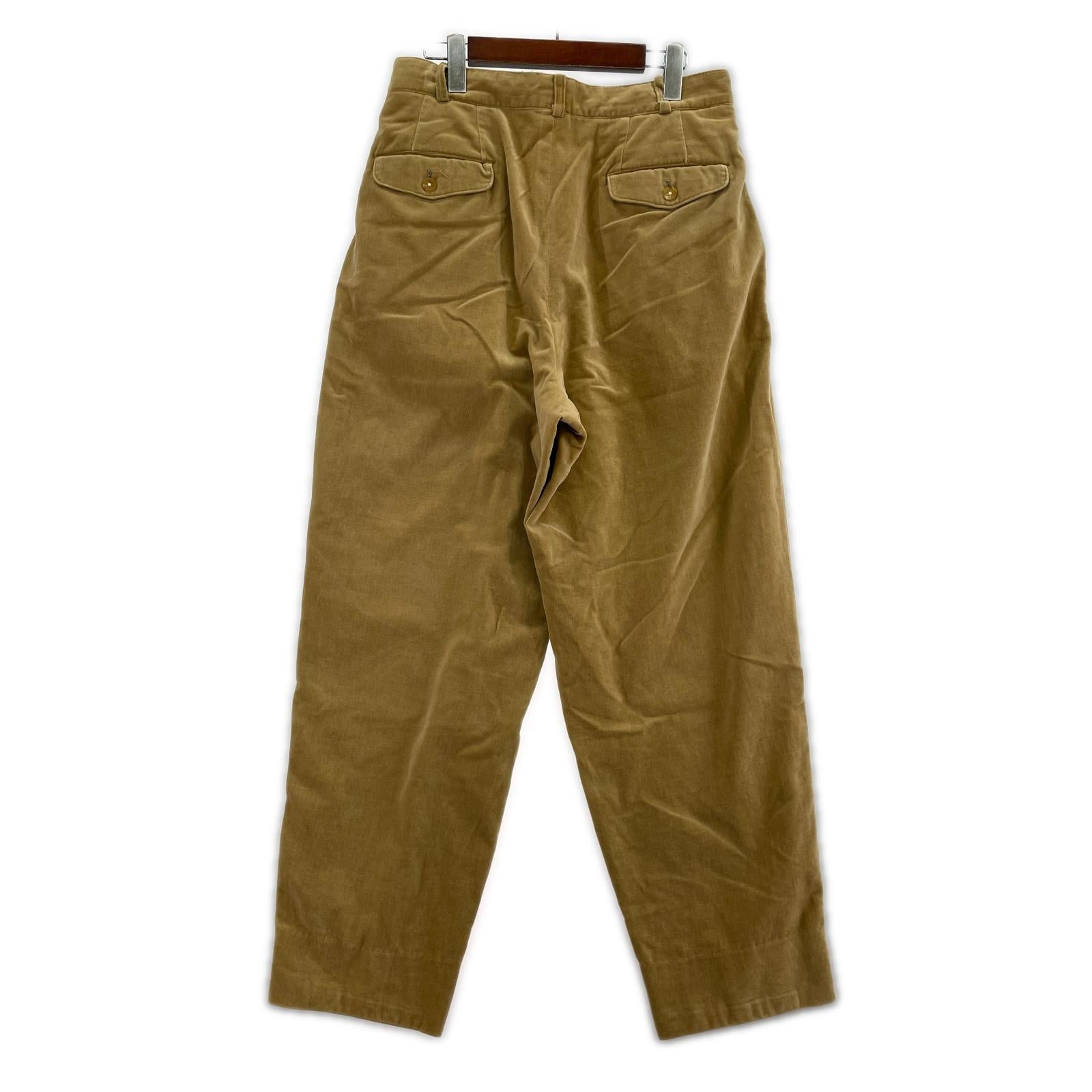 パンツ Y’s for men 90s頃 ベロアスラックス M ベージュ M ベージュ
