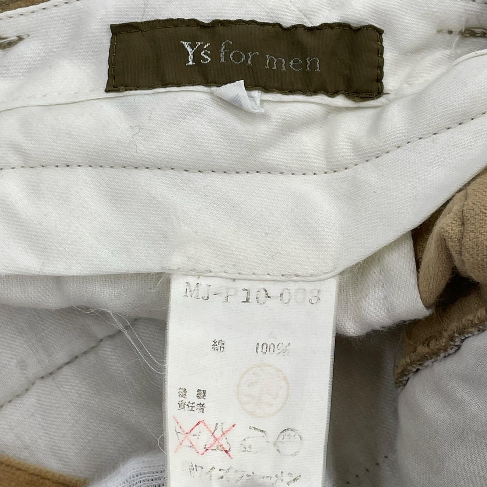 パンツ Y’s for men 90s頃 ベロアスラックス M ベージュ M ベージュ
