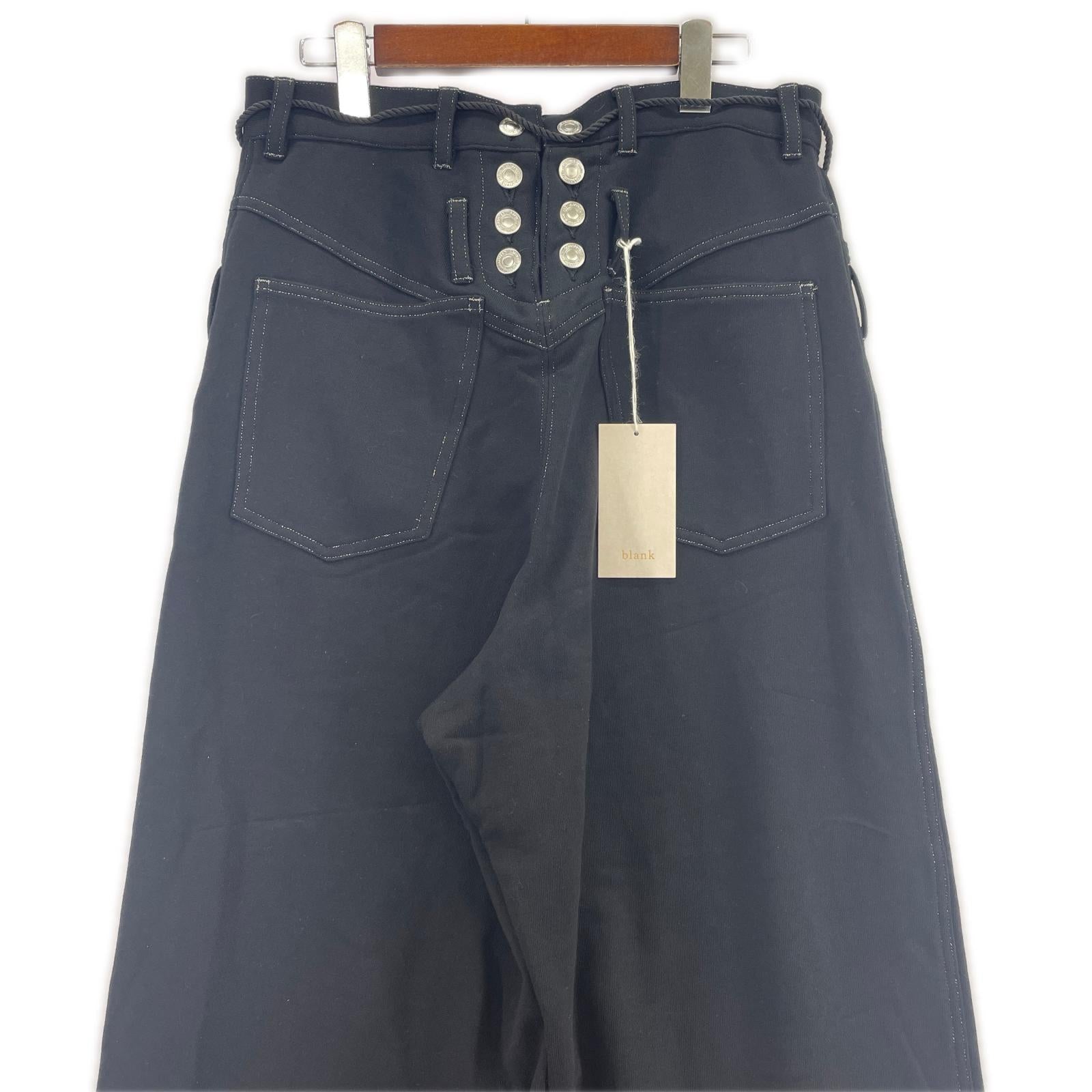 パンツ blank PIRATES SWEAT BELL-BOTTOMS 1 ブラック 1 ブラック