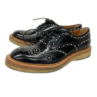 シューズ Church's Burwood スタッズ レザーシューズ 40 1/2 ブラック ブラック