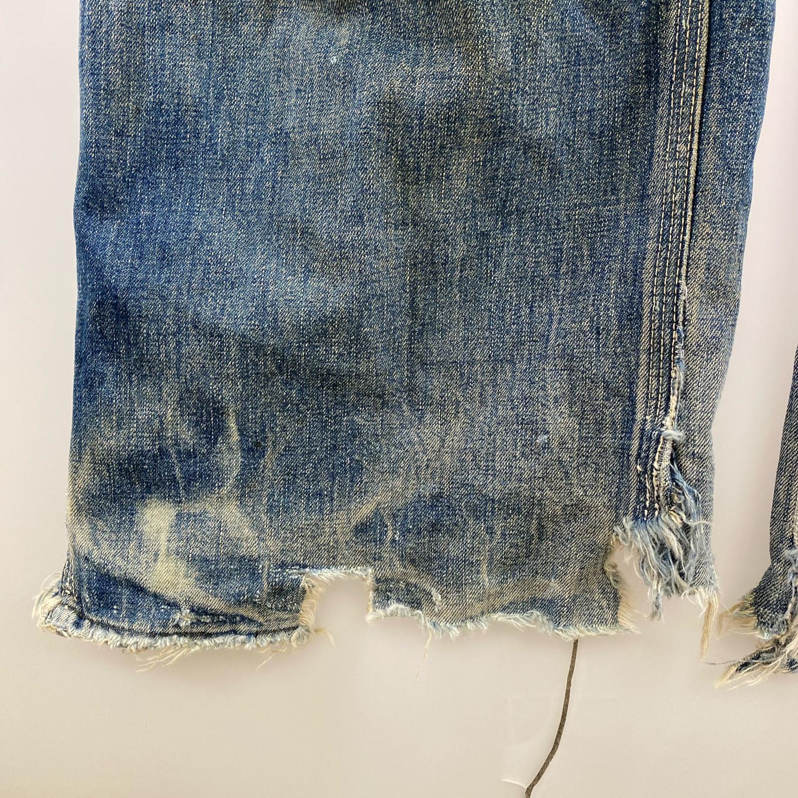 オーバーオール 40s~ SANFORIZED ドーナツボタン W約36