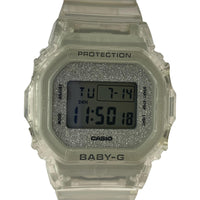 腕時計 BABY-G クリアスケルトン グリッター シルバー
