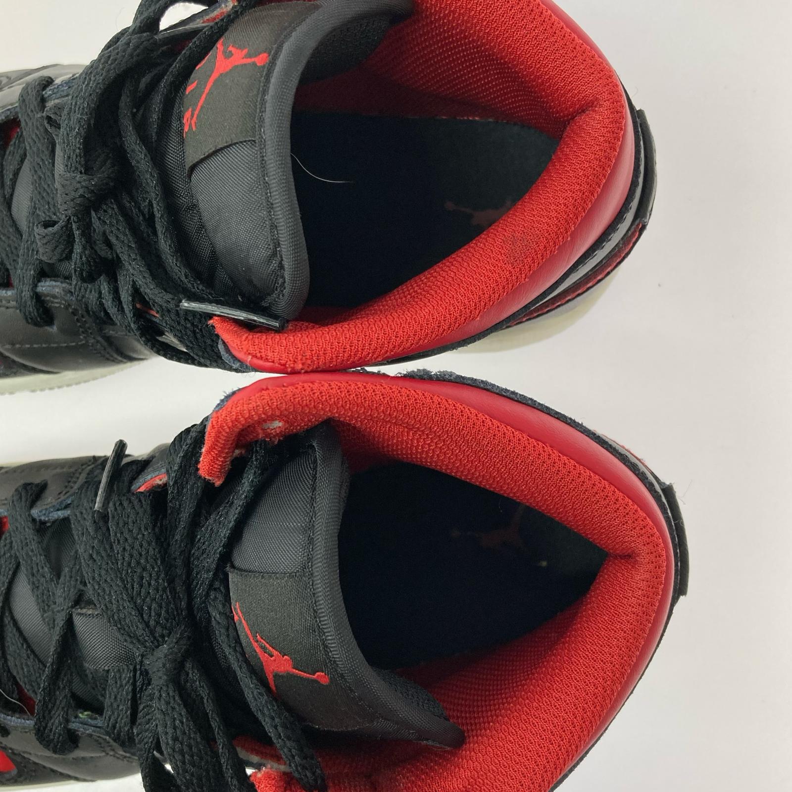スニーカー Air Jordan 1 Mid Bred/DQ8432-067 23.5cm (US5 1/2 UK5 EU37)