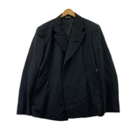 テーラードジャケット HOMME PLUS 21SS フックボタンテーラードジャケット L ブラック