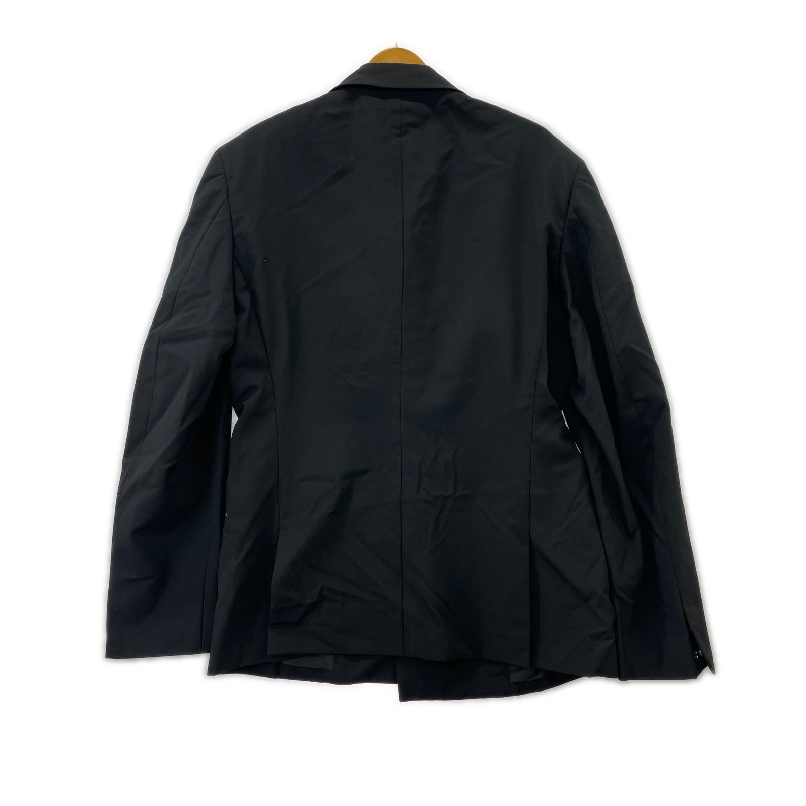 テーラードジャケット HOMME PLUS 21SS フックボタンテーラードジャケット L ブラック