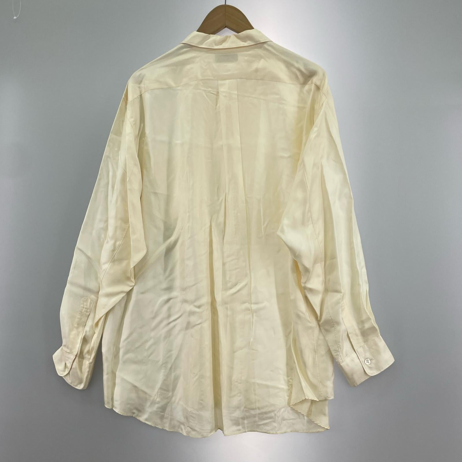 長袖シャツ HOMME PLUS 80s～ シルクオープンカラーシャツ