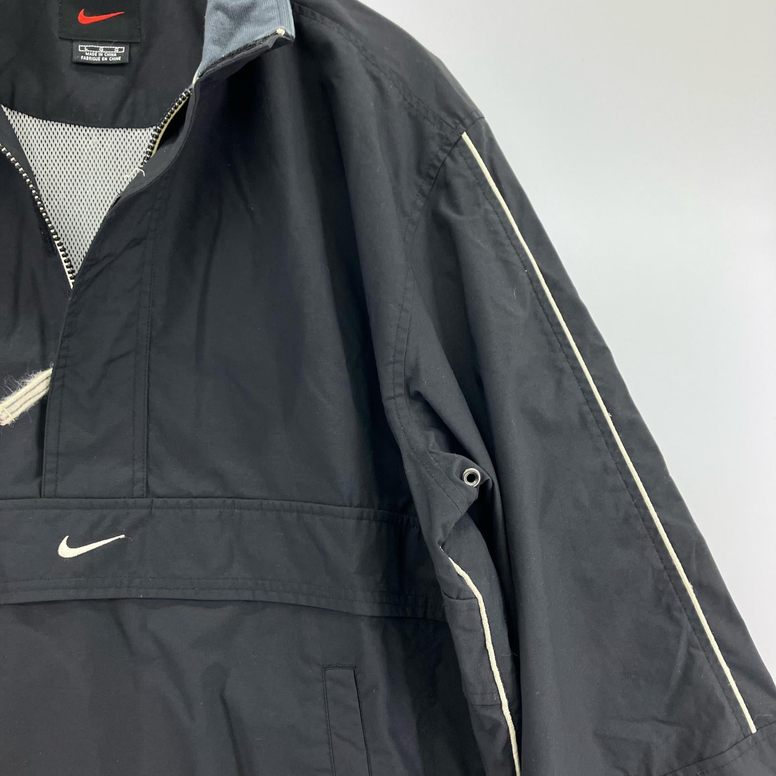 その他トップス 90s ハーフジップ ナイロンアノラック L ブラック