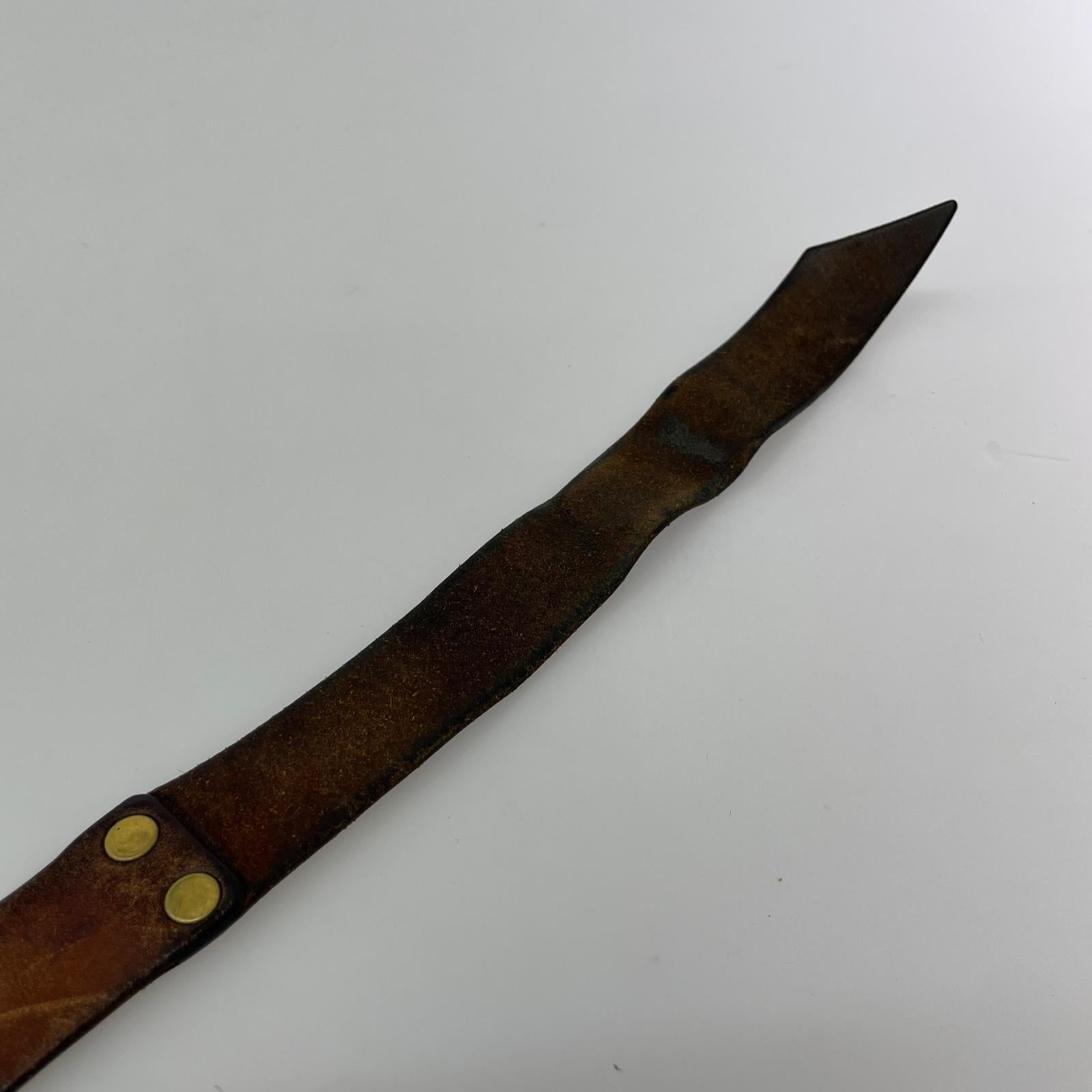 その他アクセサリー ダブルリングベルト ブラウン