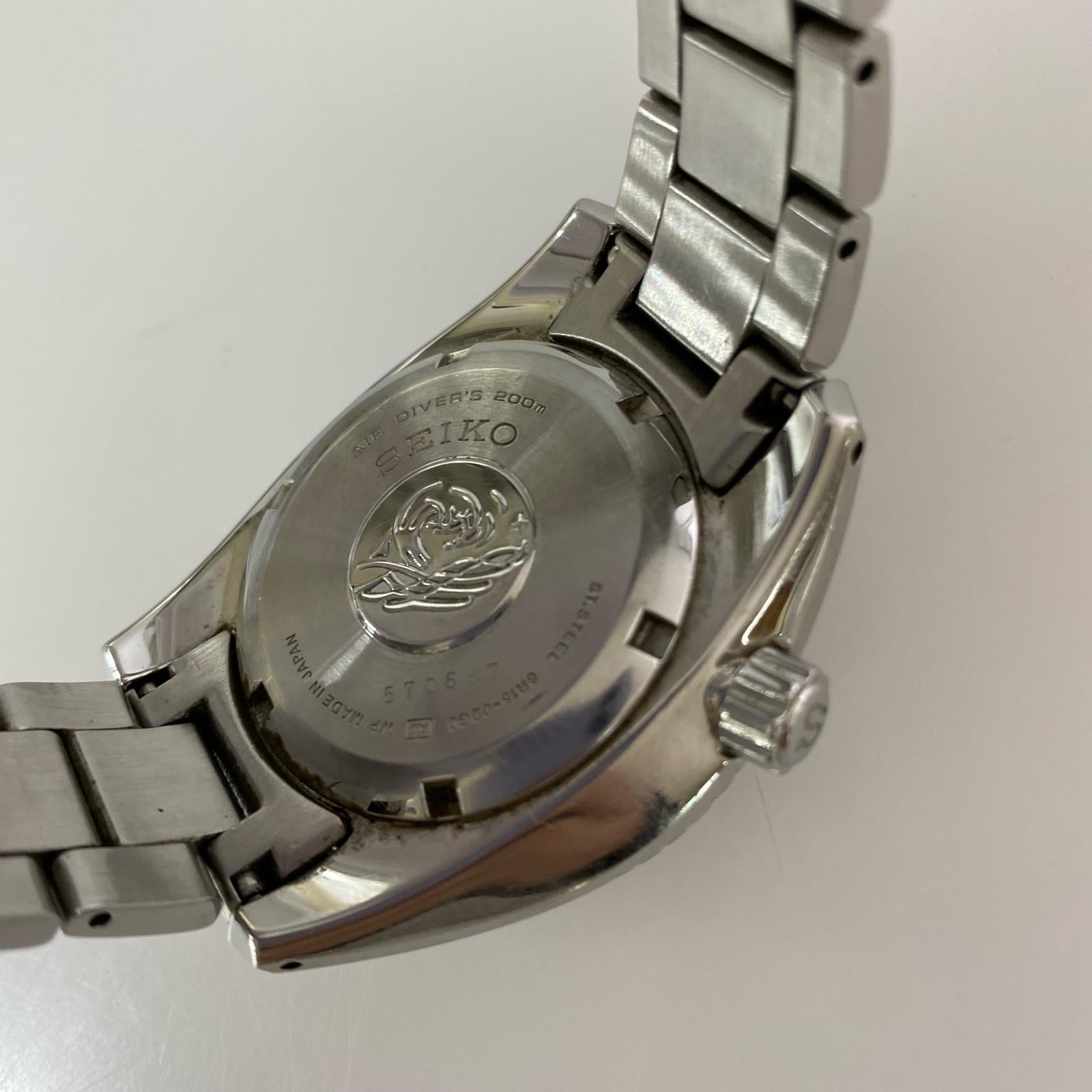 腕時計 PROSPEX AUTOMATIC AIR DIVER´S SCUBA200m ブラック