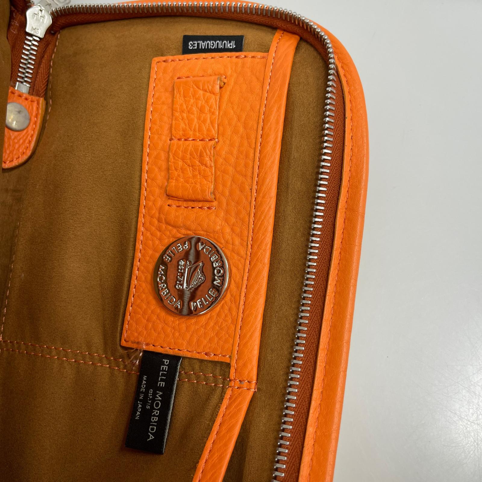 その他バッグ ×PELLE MORBIDA クラッチバッグ オレンジ