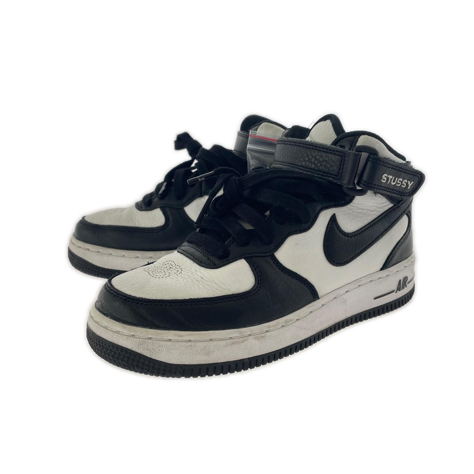 スニーカー ×Stussy Air Force 1 Mid (23.5cm) 23.5cm (US5 1/2 UK5 EU37)