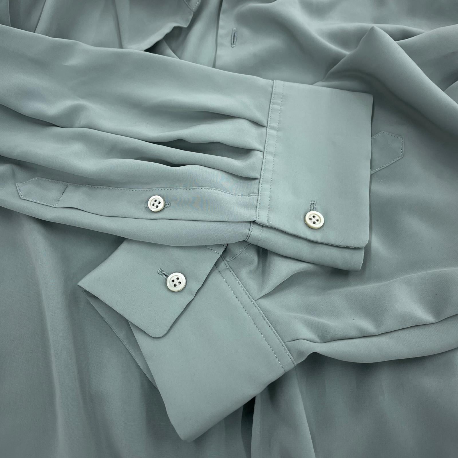 長袖シャツ 23SS Big Shirt グレー