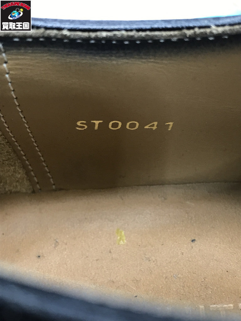 LV スクエアトゥ レザー ドレスシューズ