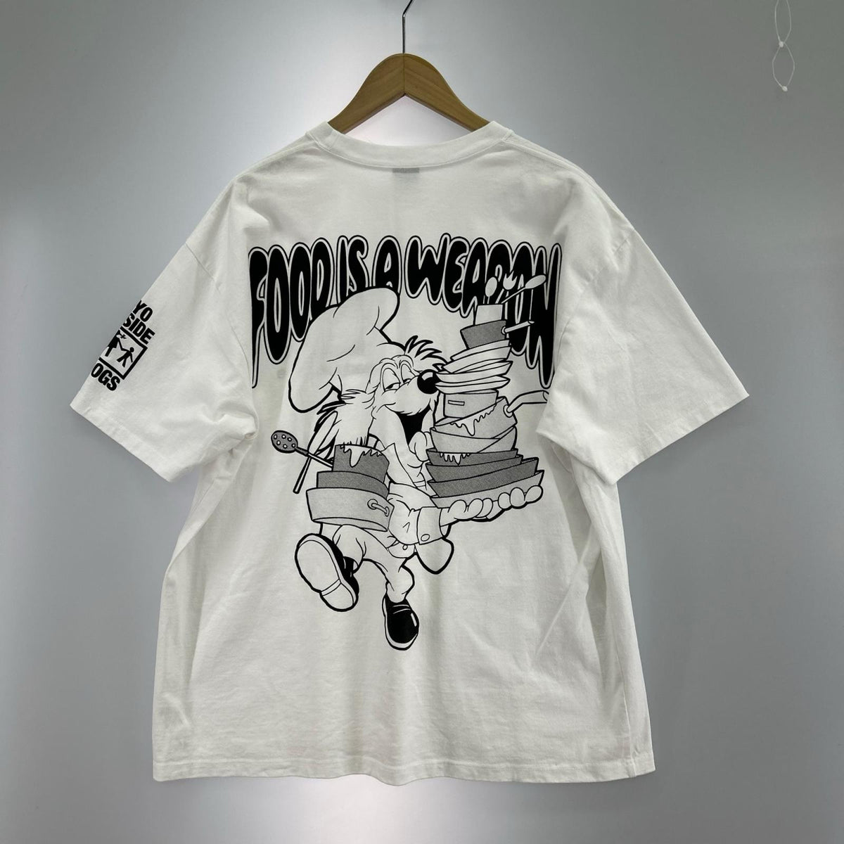 その他トップス BIAS DOGS READY TO DINE TEE WHT/XL ホワイト