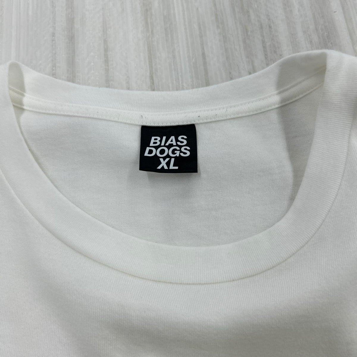 半袖Ｔシャツ BIAS DOGS UBIK TEE WHT/XL ホワイト