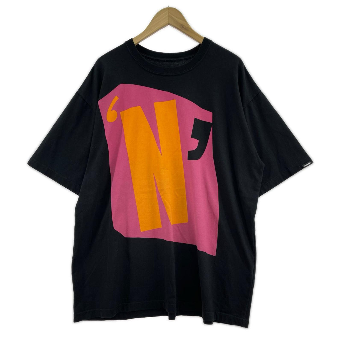 半袖Ｔシャツ ×PHINGERIN 24AW ｸﾞﾗﾌｨｯｸﾌﾟﾘﾝﾄTee BLK/XL ブラック