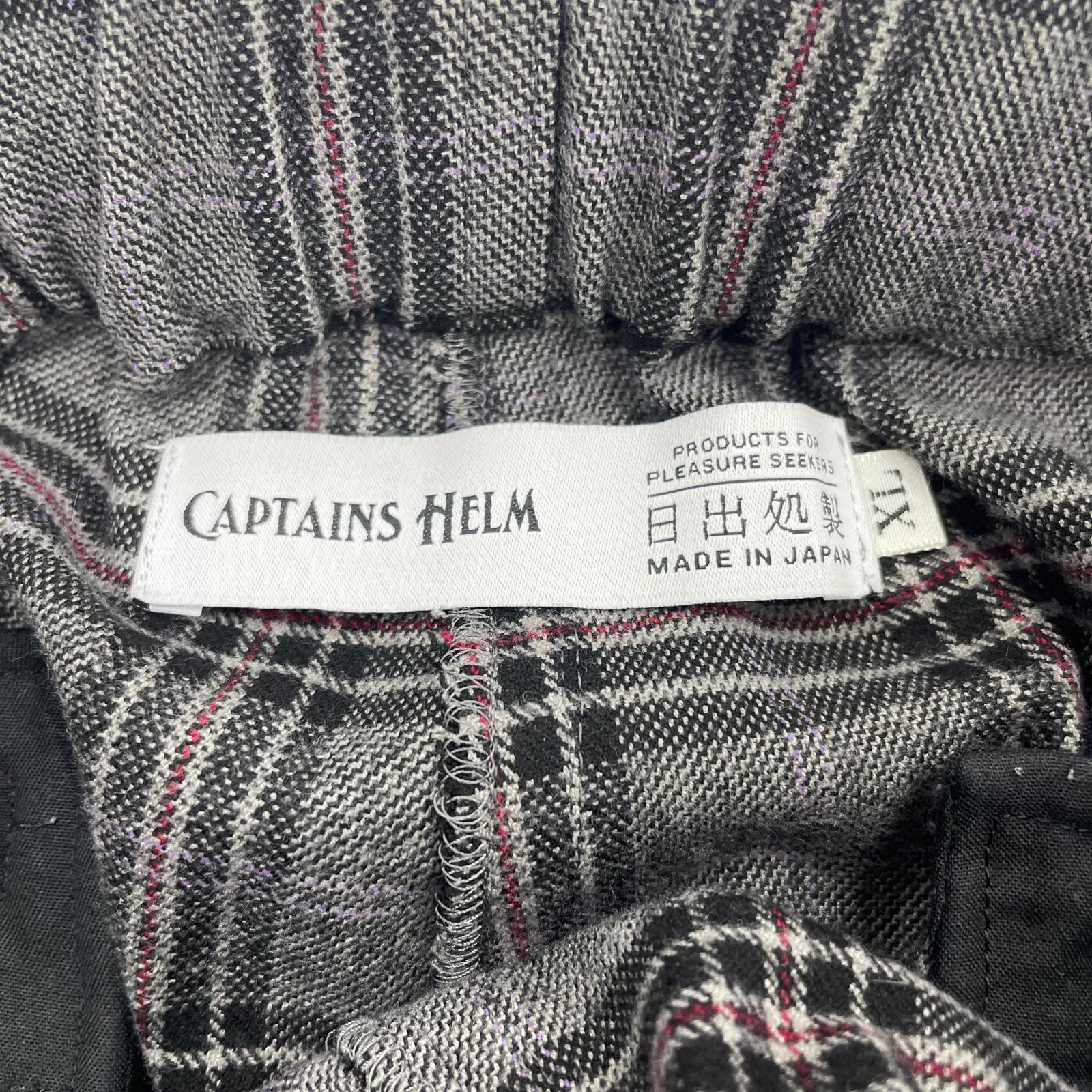 パンツ レーヨン混 チェックパンツ グレー