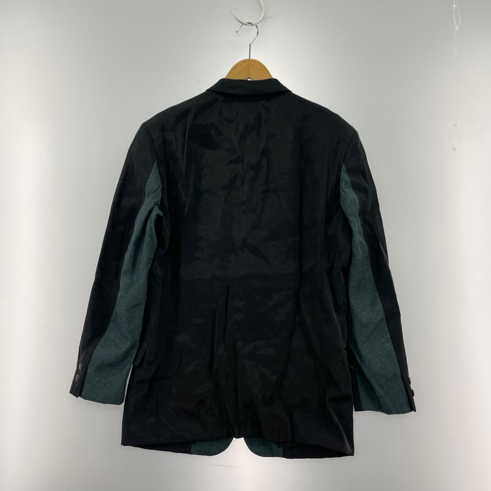 ジャケット MEN サテン コート 黒 M ブラック