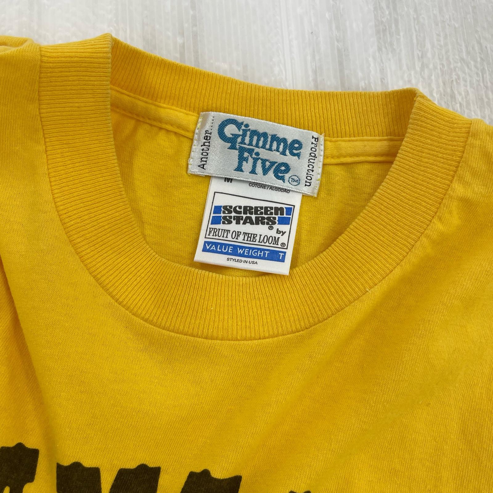 半袖Ｔシャツ 90s-00s GIMME FIVE FREEDOM RIDER Tシャツ M M イエロー
