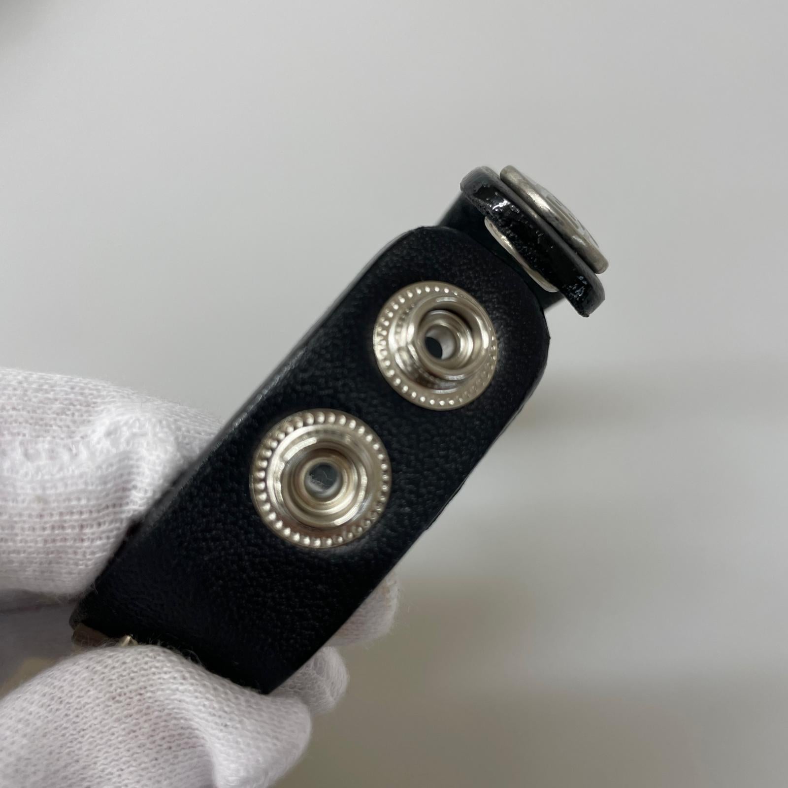 ブレスレット B×H Hexagon Studs Wrist Band ブラック ブラック