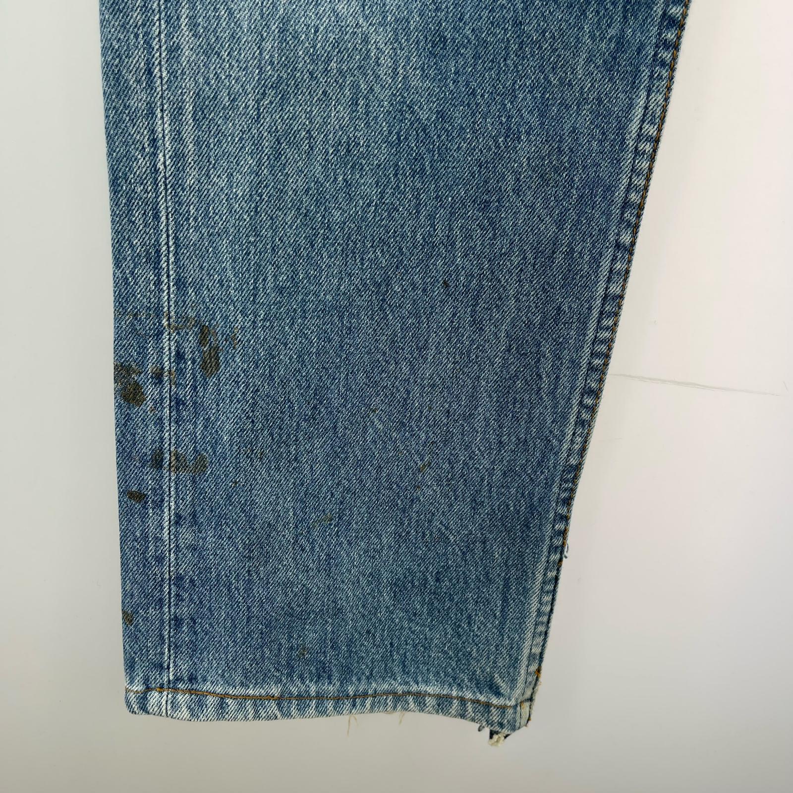 デニムパンツ 90s 501xx ボタン裏555 バレンシア USA製 W30 30 ブルー