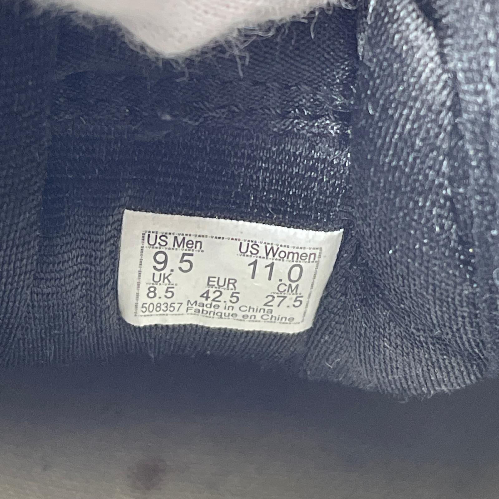 スニーカー vans SKATE HALF CAB ハーフキャブ (27.5cm) 黒 27.5cm (US9 1/2 UK9 EU45) ブラック