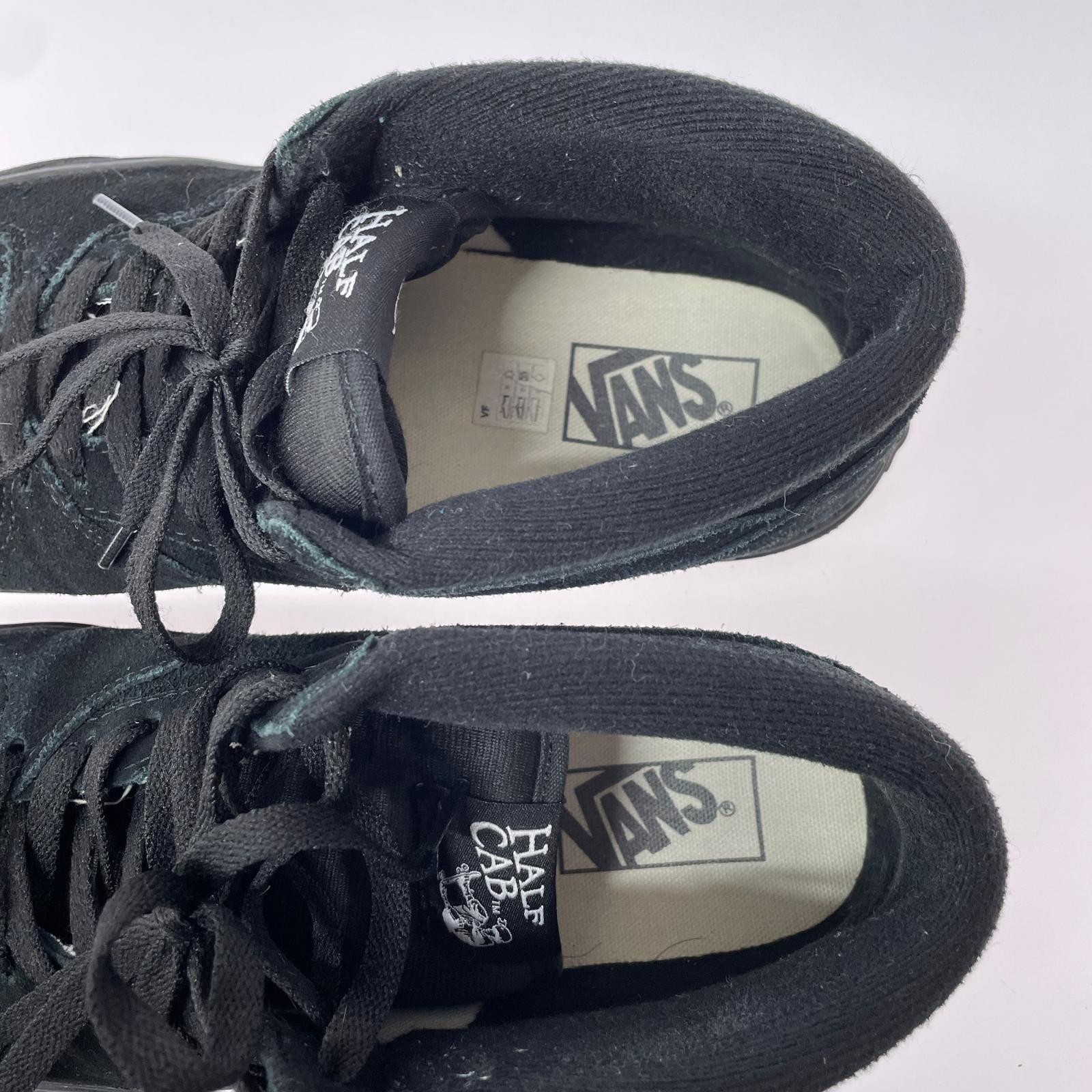 スニーカー vans SKATE HALF CAB ハーフキャブ (27.5cm) 黒 27.5cm (US9 1/2 UK9 EU45) ブラック