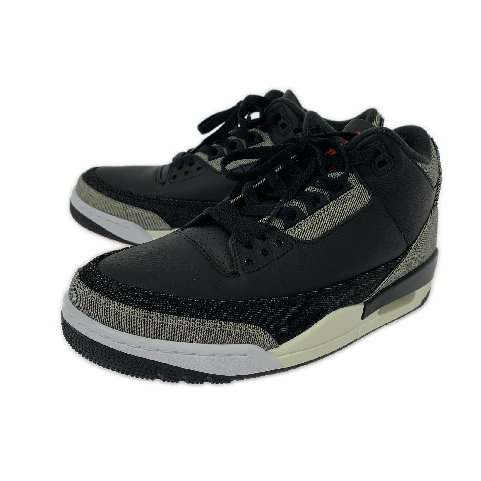 スニーカー ×Levi's Air Jordan 3 Retro SP 27.0cm 27cm (US9 UK8 1/2 EU44) ブラック