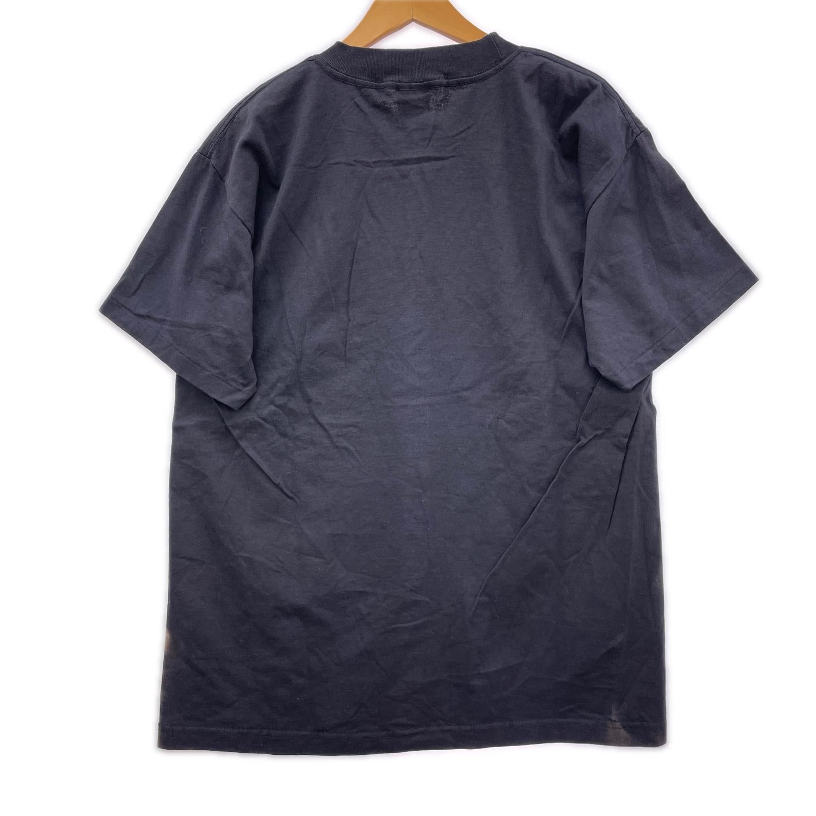 半袖Ｔシャツ 90s USA製 デニス・ロッドマン プリントT 黒 (L) L ブラック