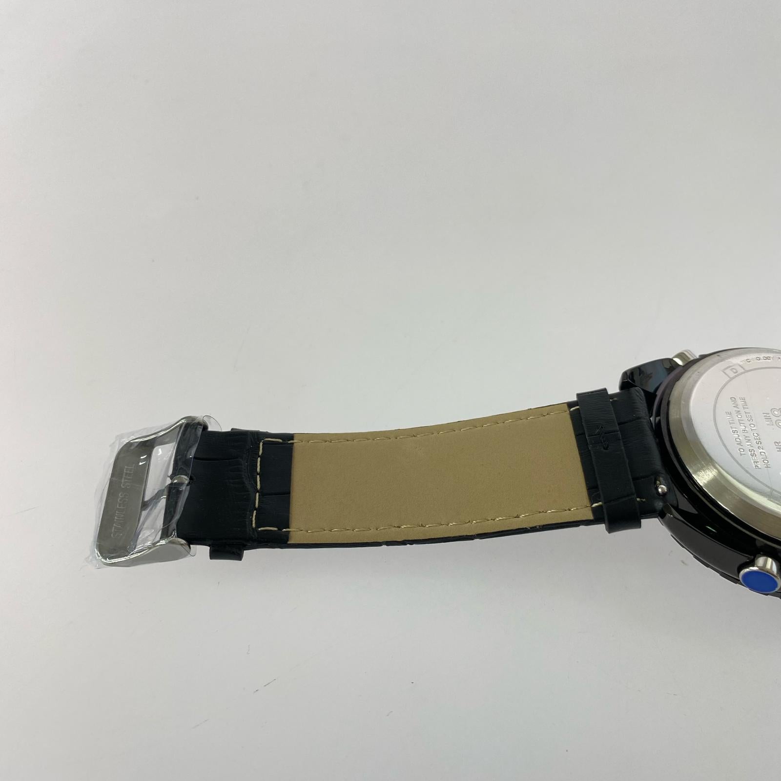 腕時計 MONTRE ROROI/G-31804/ドラムデジットウォッチ ブラック