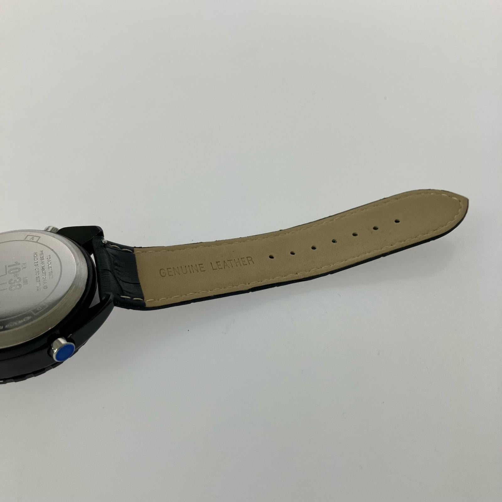 腕時計 MONTRE ROROI/G-31804/ドラムデジットウォッチ ブラック