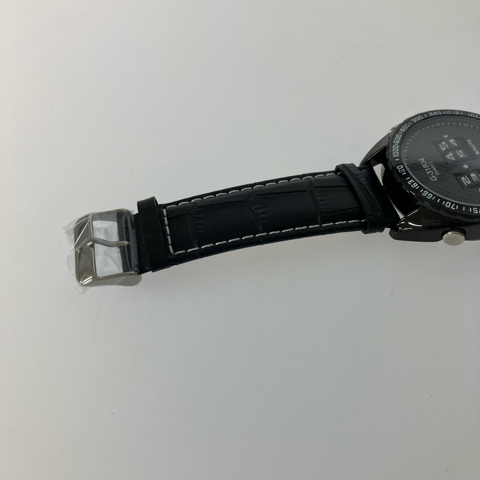 腕時計 MONTRE ROROI/G-31804/ドラムデジットウォッチ ブラック