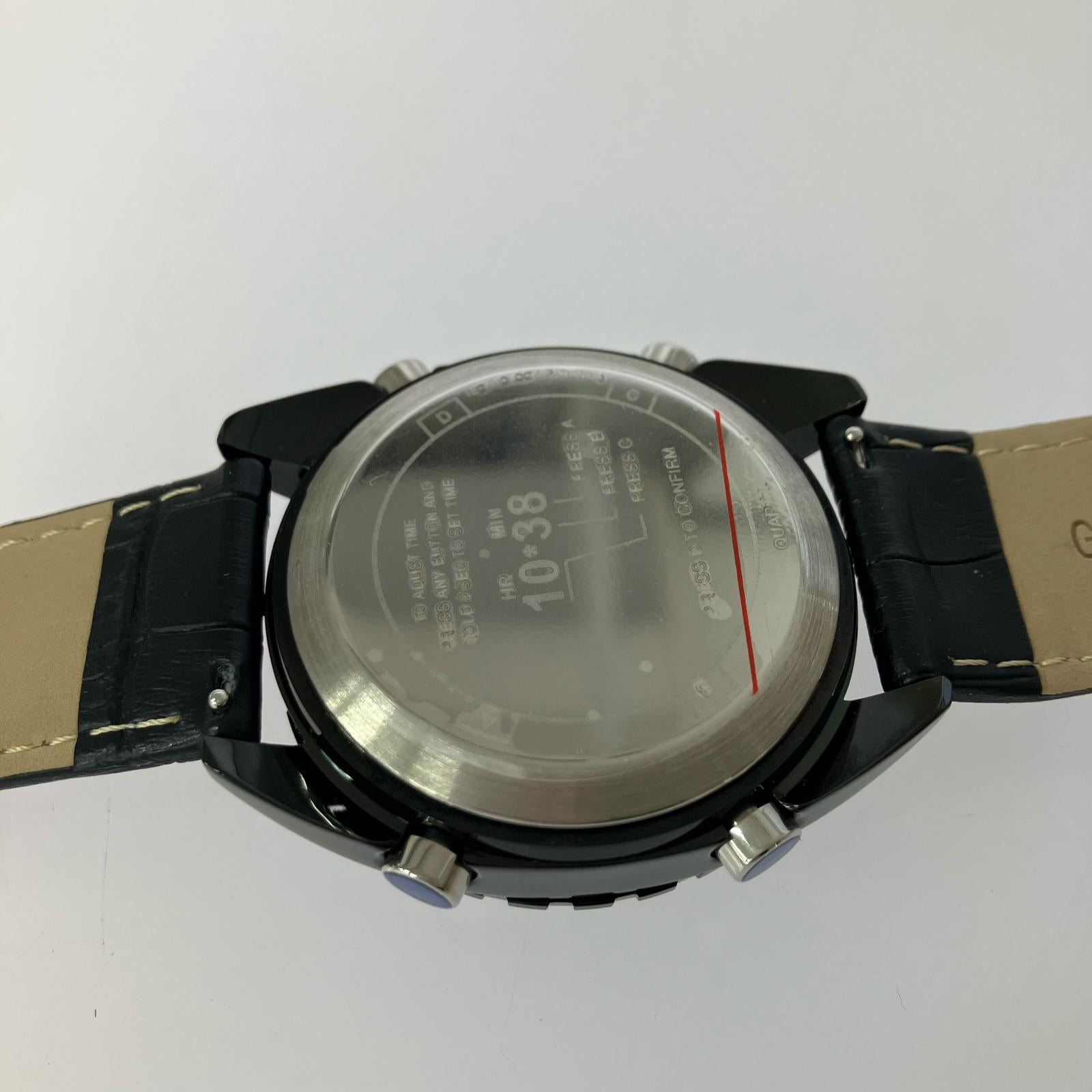 腕時計 MONTRE ROROI/G-31804/ドラムデジットウォッチ ブラック